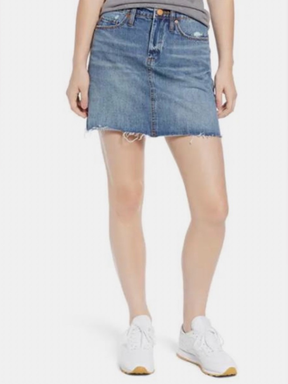 BlankNYC Way Back When Denim Skirt Cutoff Mini Skirt Size 29